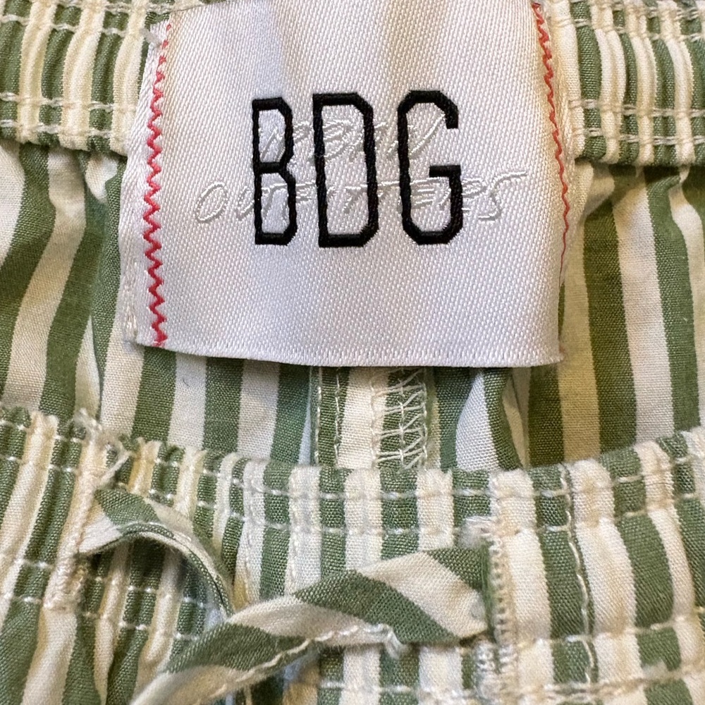 BDG Urban Outfitters Green Striped Bottoms